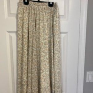 high-low skirt